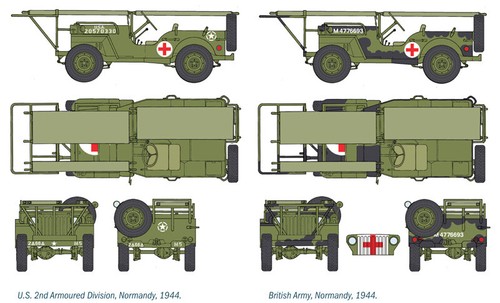 Italeri ton 4x4 ambulance - 4x4,