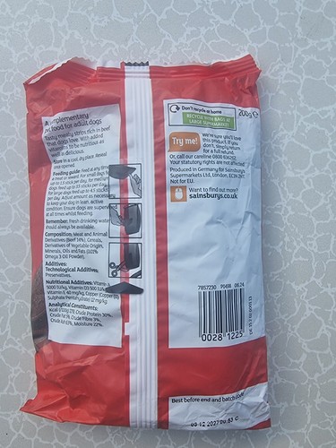 Sainsbury meaty strip dog - sainsbury's,