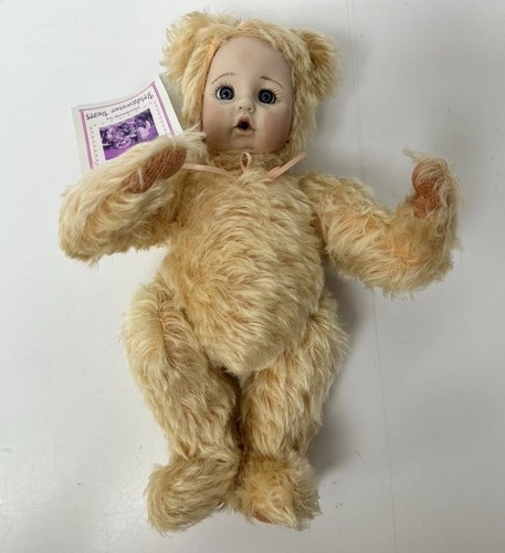 Mohair artist ooak bear with - artist,