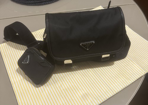 Prada messenger bag with - bag, coin
