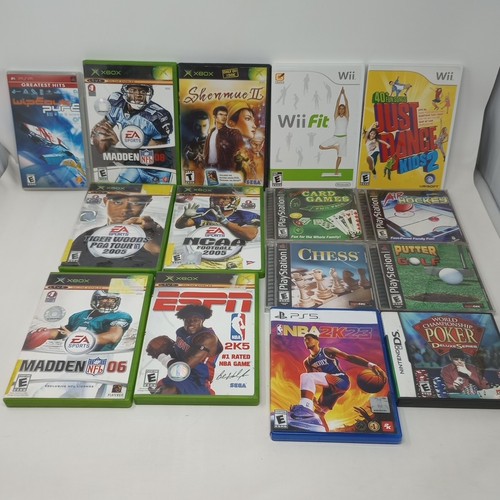 Lot assorted video games - of,