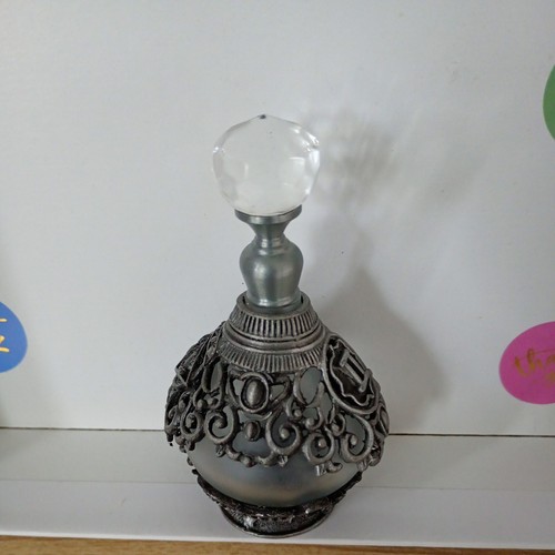25ml grey glass and metal - grey,