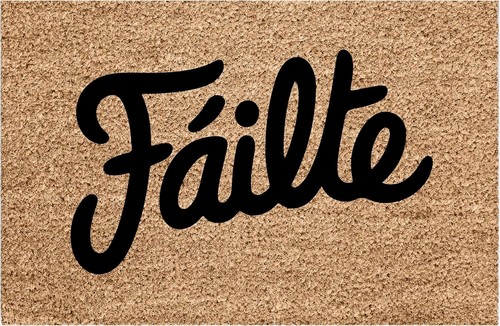 Coir door mat 40cm - mat, 60