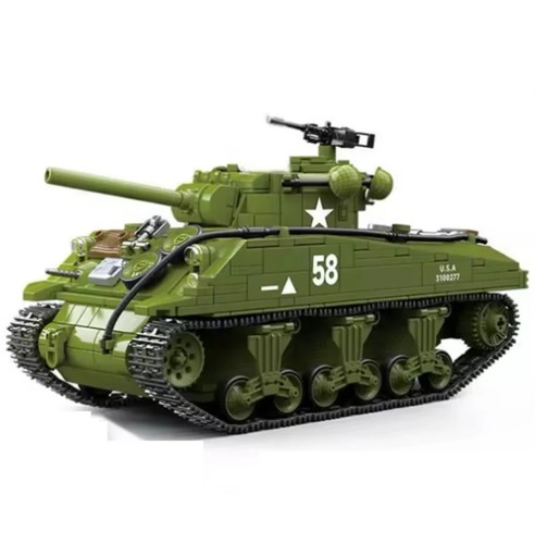 1175pcs m4a3 sherman tank - 1175pcs,