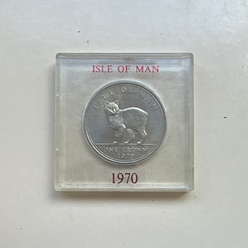 Isle man 1970 one - one, crown