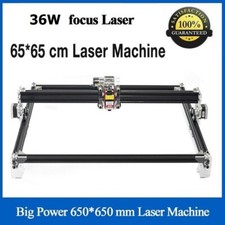 36000MW CNC Blue Laser Engraving Machine 36W Cutter 650x650mm DIY Engraver lazer