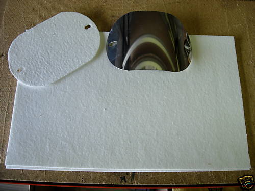Stove door glass seal - , ,flue