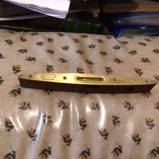 Parry and Bott Ltd Vintage Wooden Brass Spirit Level