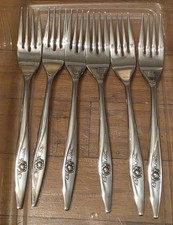 Set Of 6: Oneida Lasting Rose