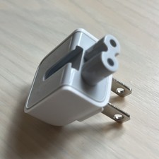 Apple USA US Macbook iPad iPhone Genuine/Official Mains Plug 2 Pin Flat Adapter