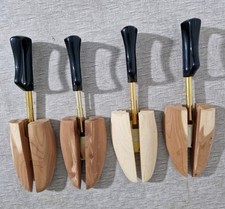 2 Pairs Rochester Shoe Tree Co. XL Mens Cedar Shoe Trees Split Toe Spring Back 