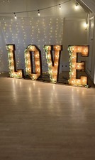 Rustic wooden illuminated