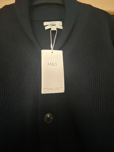 Mens navy cardigan size - mens, l
