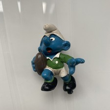 VINTAGE SMURF IRELAND RUGBY STRIP 1980 W. GERMANY NO STAND RARE ORIGINAL