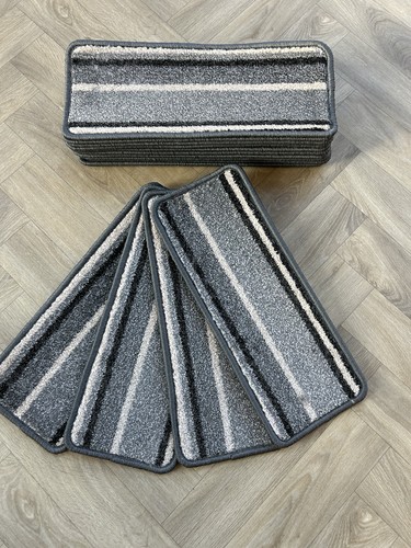 Striped stair carpet - 14,