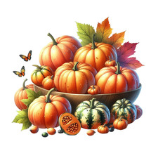 Wall Decal Sticker Pumpkins