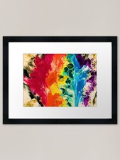 Rainbow Bubbles acrylic