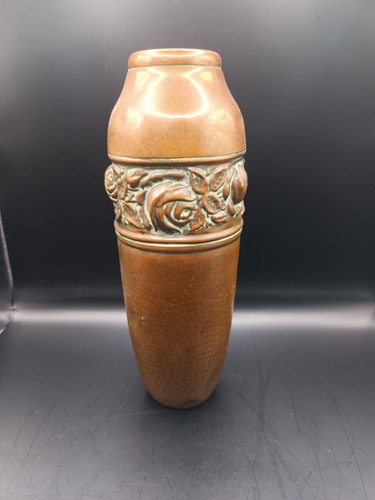 Vintage copper vase english - vintage,