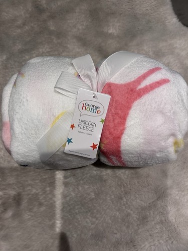 New unicorn fleece blanket - new,