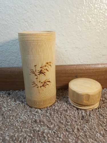 Vintage bamboo wooden tea - bamboo,