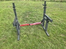 Bodymax Squat rack / bench rack with spotter supports.