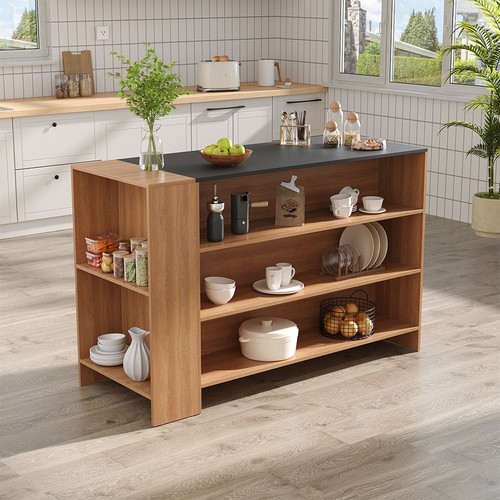 Kitchen island with 5 - 55",