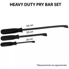 6 Pcs Heavy Duty Pry Bar Set -