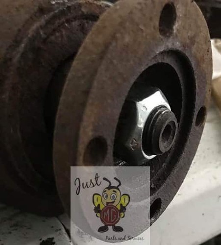 Mgb mgc rear axle - rear, axle/