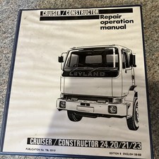 Cruiser/Constructor 24.20/21/23 Repair Operation Manual  Leyland Daf big folder