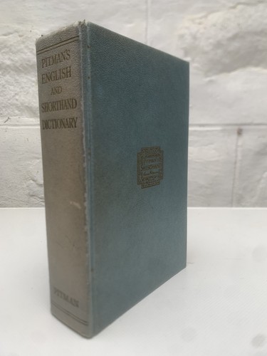Pitman english and - pitman's, shorthand