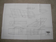 RC Model World Plans of the Mig 15 a scale jet model 34" span