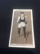 Elks Clark 10 1928 Ogdens Boxing Cigarette card Boxer Pugilists in action