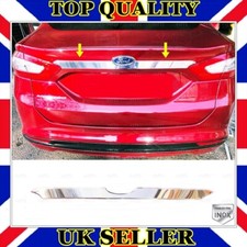 Chrome Rear Trunk Tailgate Trim STAINLESS STEEL For FORD MONDEO MK5 2015-UP