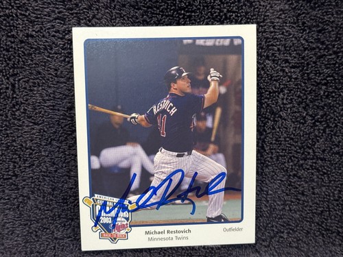 Rare michael restovich auto - rare,