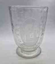 Beautiful Daum Nancy France Glass Vase " Chinese scene " / S073