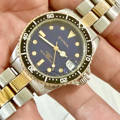 Vintage cyma automatic blue - automatic,