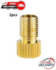 2 x BRASS ADAPTOR PRESTA TO