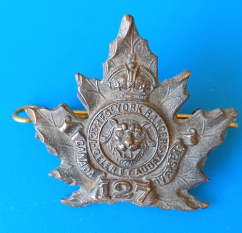127th overseas battalion york - 127th, battalion.york