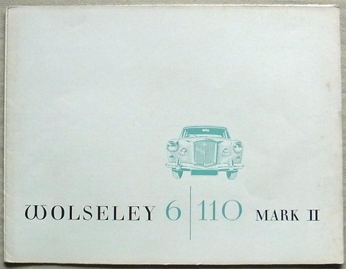 Wolseley 110 mark car - wolseley, 6/110