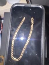 9 Karat 8 Inch Yellow Gold