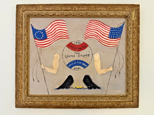 Folk art whale - folk,