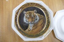 The Franklin Mint porcelain tiger plate 'Regal Repose' (MO)