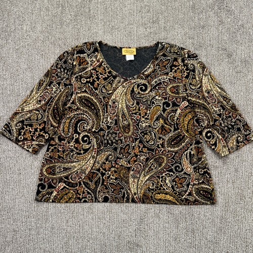 Vtg 24k womens dark - 2x,