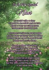 To A Very Special Nan Memorial