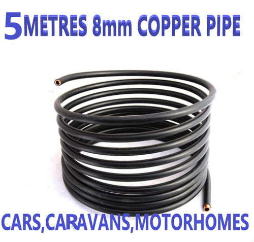 Meters 8mm coated copper - 8mm,
