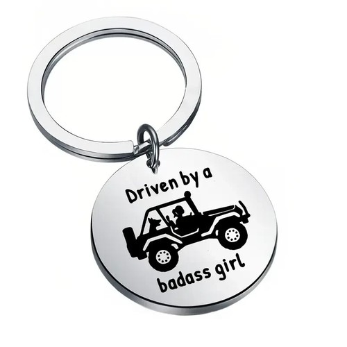 Driven badass girl - a, car