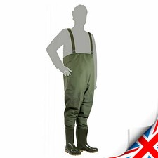 Anglers and Hunters Trousers Waterproof / Strong PVC Chest Waders FISHING BOOTS