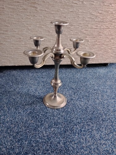 Ianthe arm candelabra silver - candelabra,