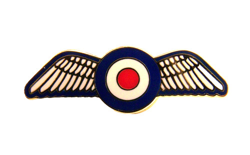 Raf wings enamel metal - raf,