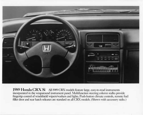 1989 honda crx - honda, si